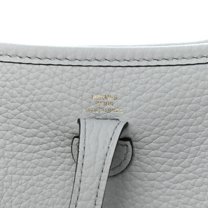 Hermes Taurillon Clemence Amazone Evelyne TPM Gris Perle Etain 6 of 9