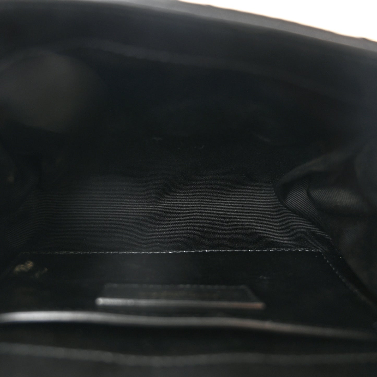 Lambskin Quilted Monogram Mini Nolita Black