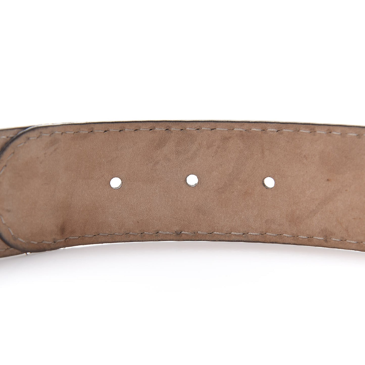 Crystal Monogram Hysteria Belt 95 38 Dark Brown