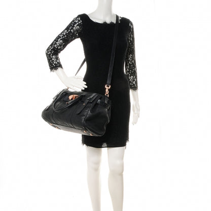 Mulberry Goatskin Heritage Bayswater Satchel Black 2 of 9