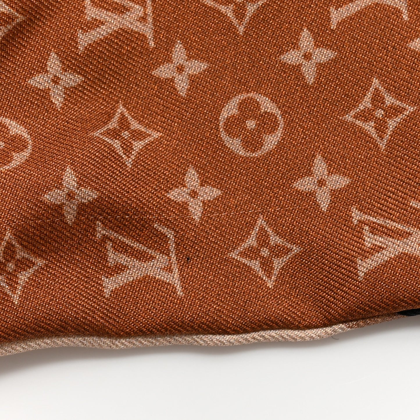 Silk Monogram Planet LV Bandeau Beige