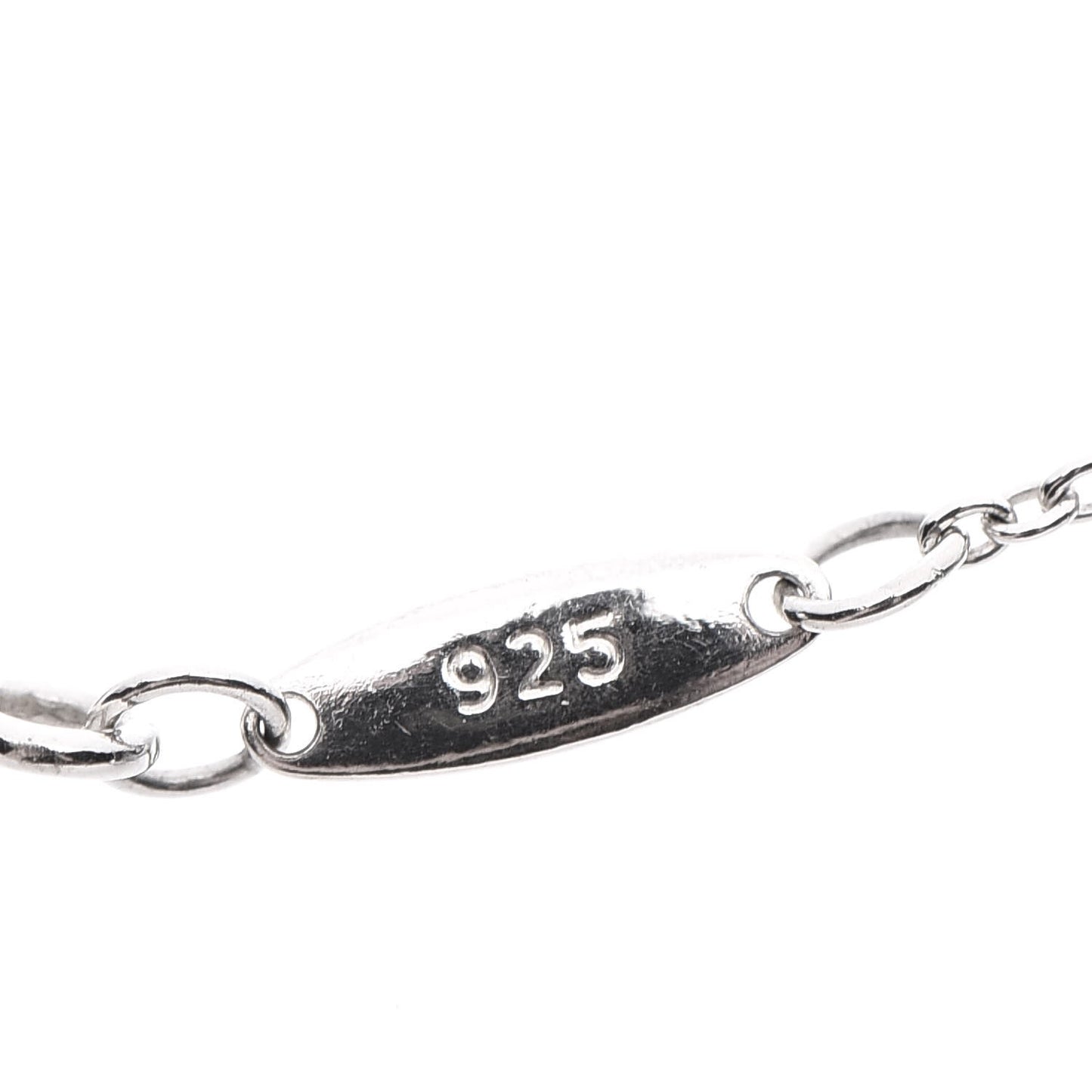 Sterling Silver Diamond .09ctw Elsa Peretti Diamonds by the Yard Three Station Necklace