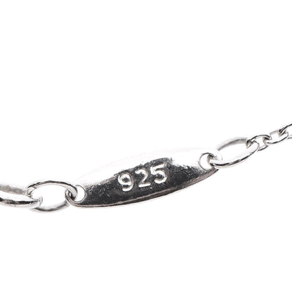 Tiffany Sterling Silver Diamond .09ctw Elsa Peretti Diamonds by the Yard Three Station Necklace 8 of 9