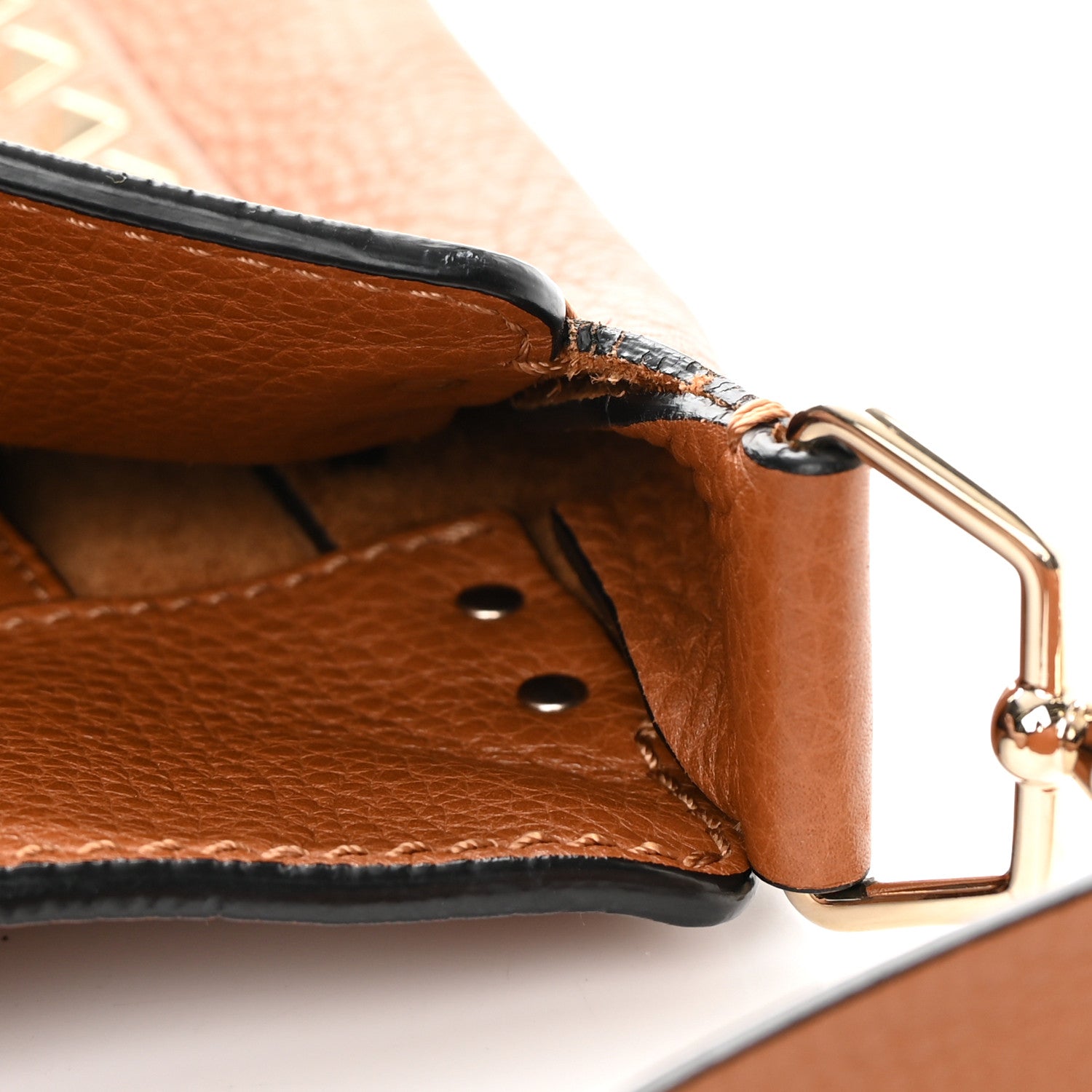 Valentino Garavani Pebbled Calfskin Large Rockstud Flip-Lock Messenger Bag Light Cuir 11 of 15