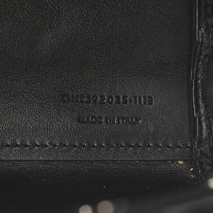 Saint Laurent Calfskin Crocodile Embossed Nano Sac De Jour Black 7 of 10