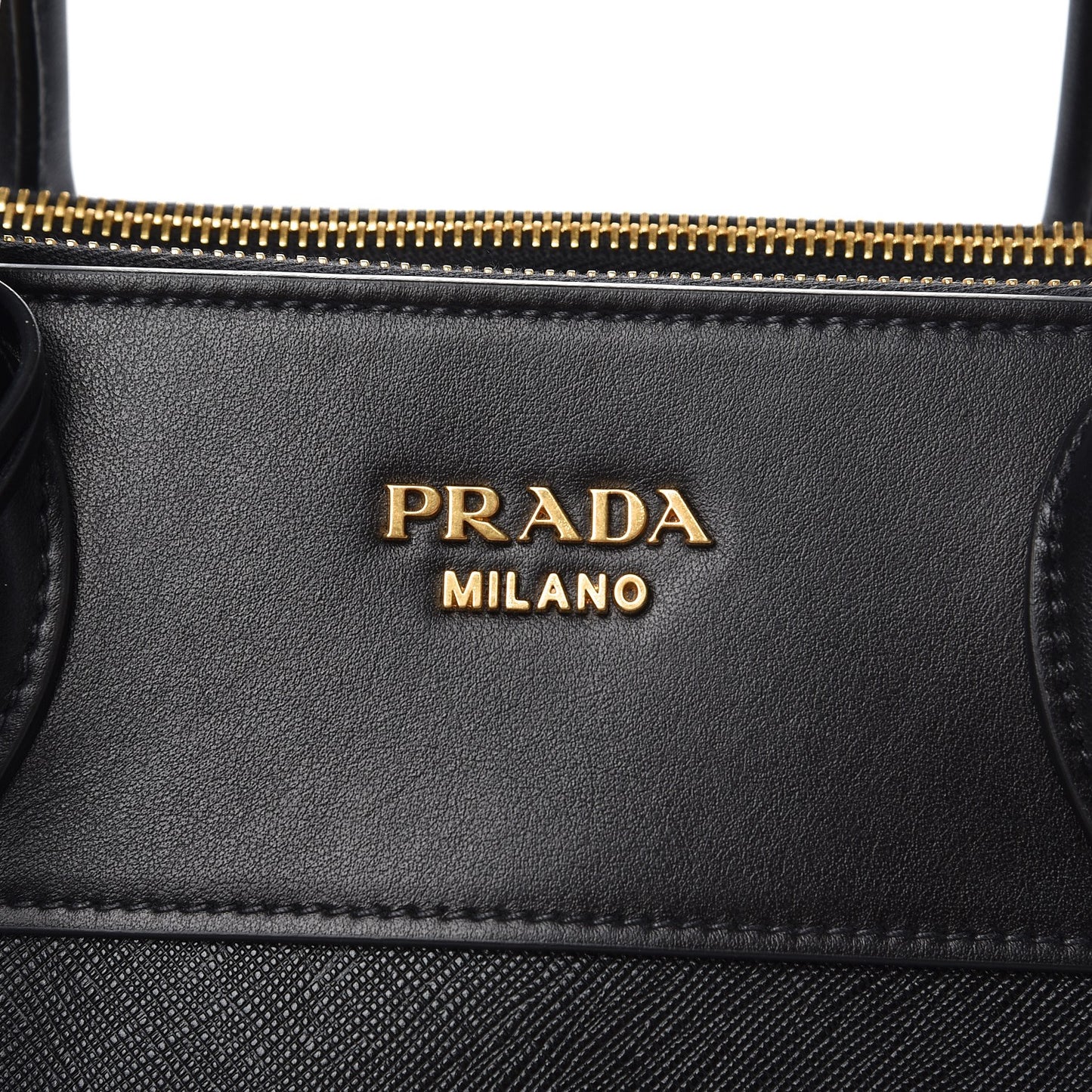 Saffiano City Calfskin Paradigme Bag Black