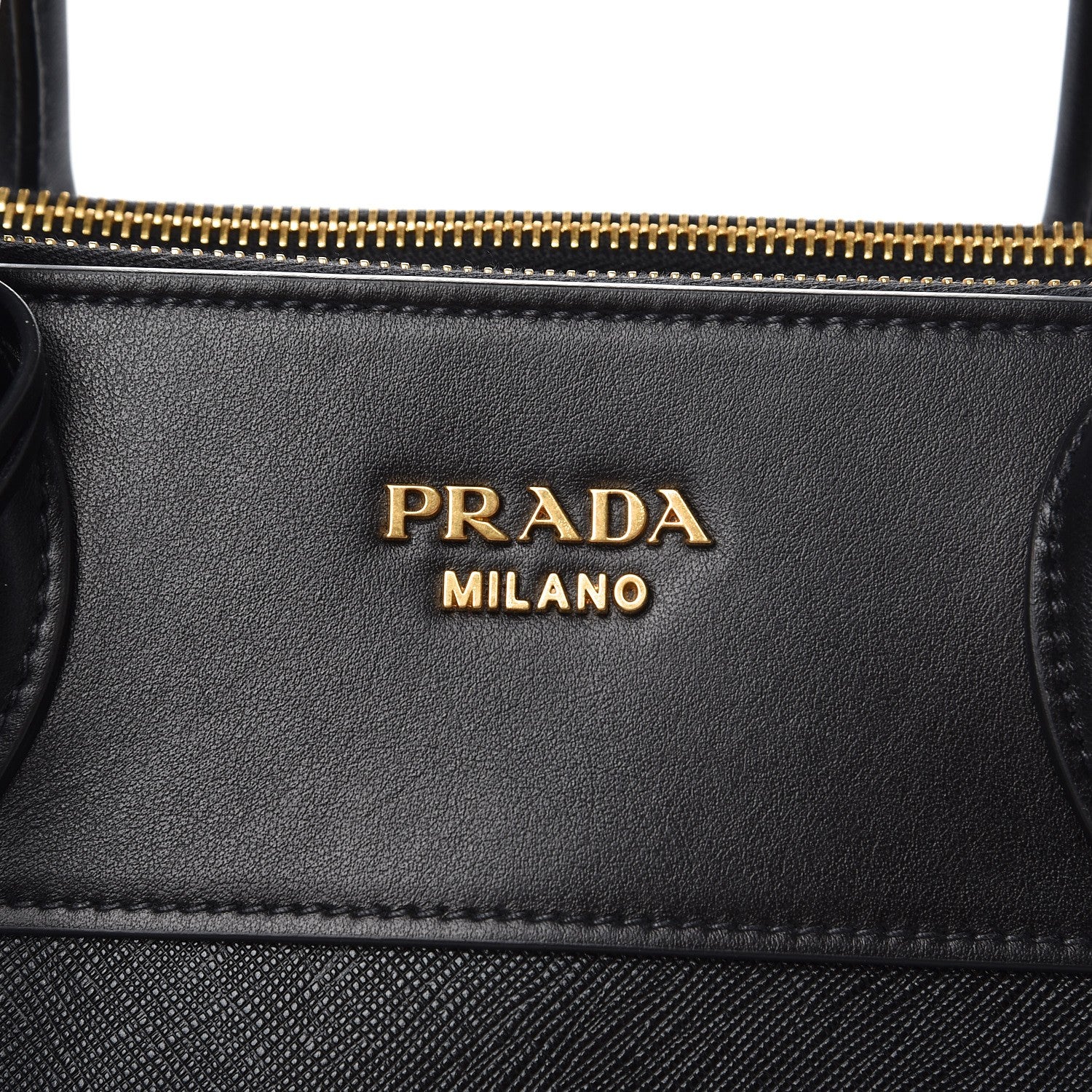 Prada Saffiano City Calfskin Paradigme Bag Black 9 of 9