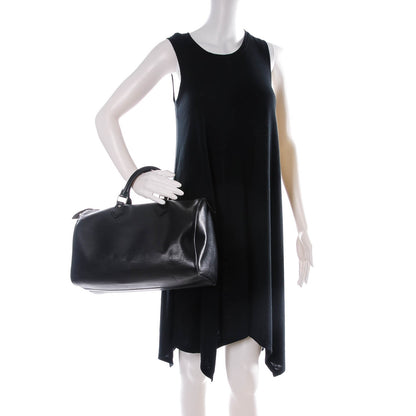 Louis Vuitton Epi Speedy 30 Black 2 of 8
