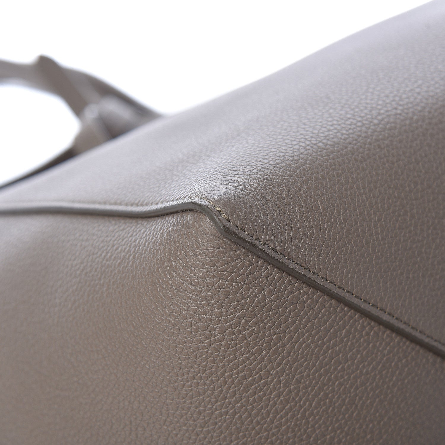 Celine Soft Grained Calfskin Small Belt Cabas Phantom Taupe 10 of 13