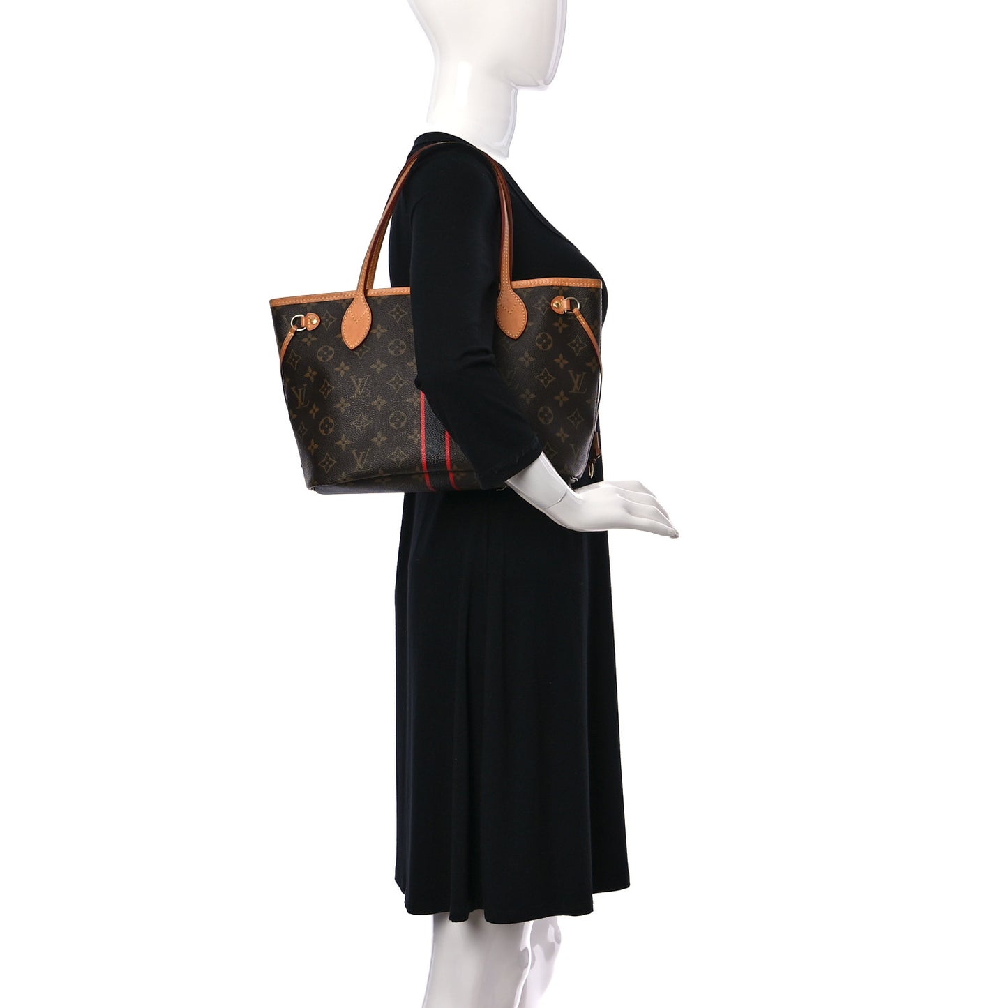 Monogram My LV Heritage Neverfull PM Black Rouge