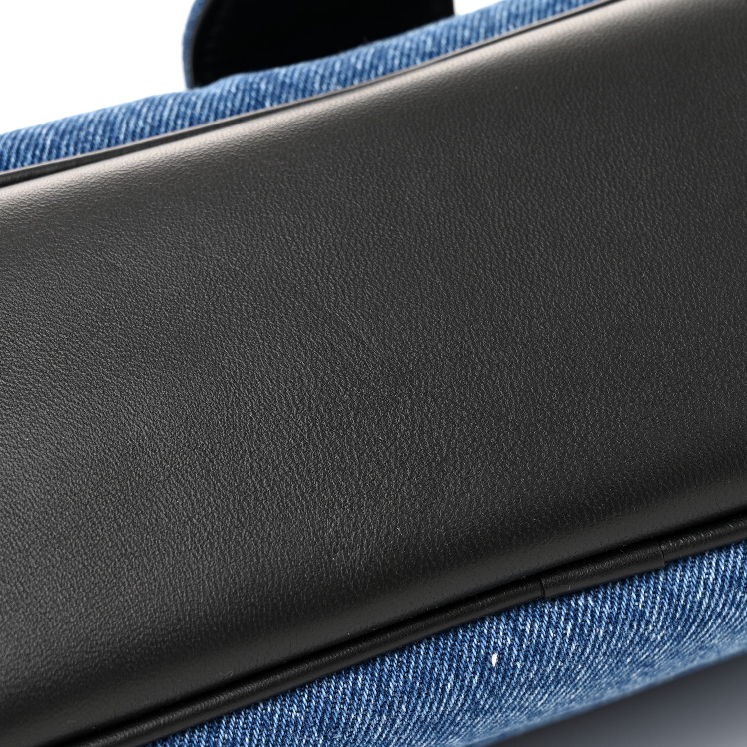 Jacquemus Soft Padded Denim Calfskin Le Bambimou Blue Black 10 of 10