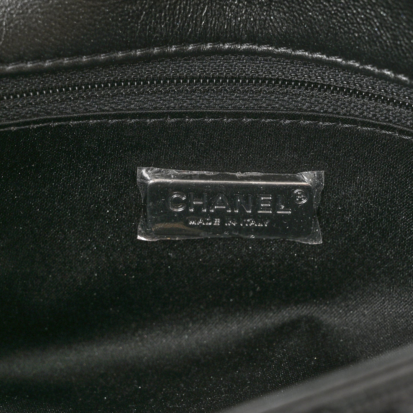 Sequin Single Flap Black