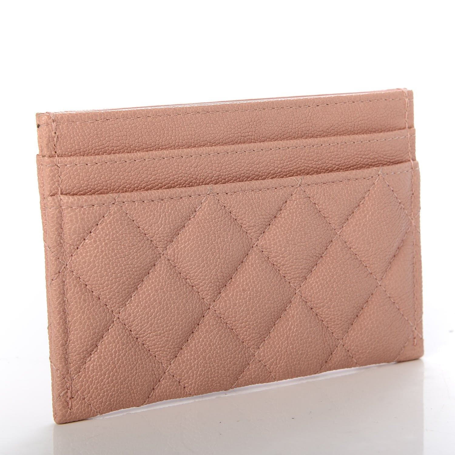 Chanel Iridescent Caviar Quilted Boy Card Holder Light Pink 3 of 8