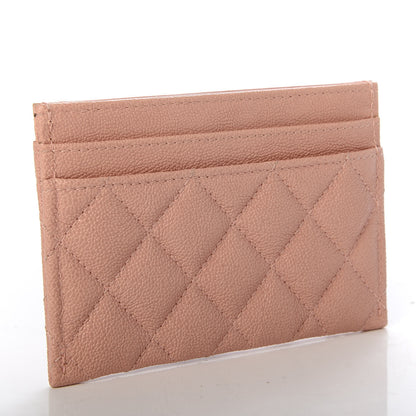 Chanel Iridescent Caviar Quilted Boy Card Holder Light Pink 3 of 8