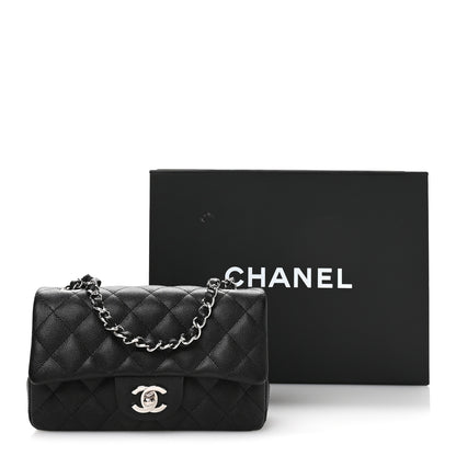 Chanel Caviar Quilted Mini Rectangular Flap Black 11 of 11