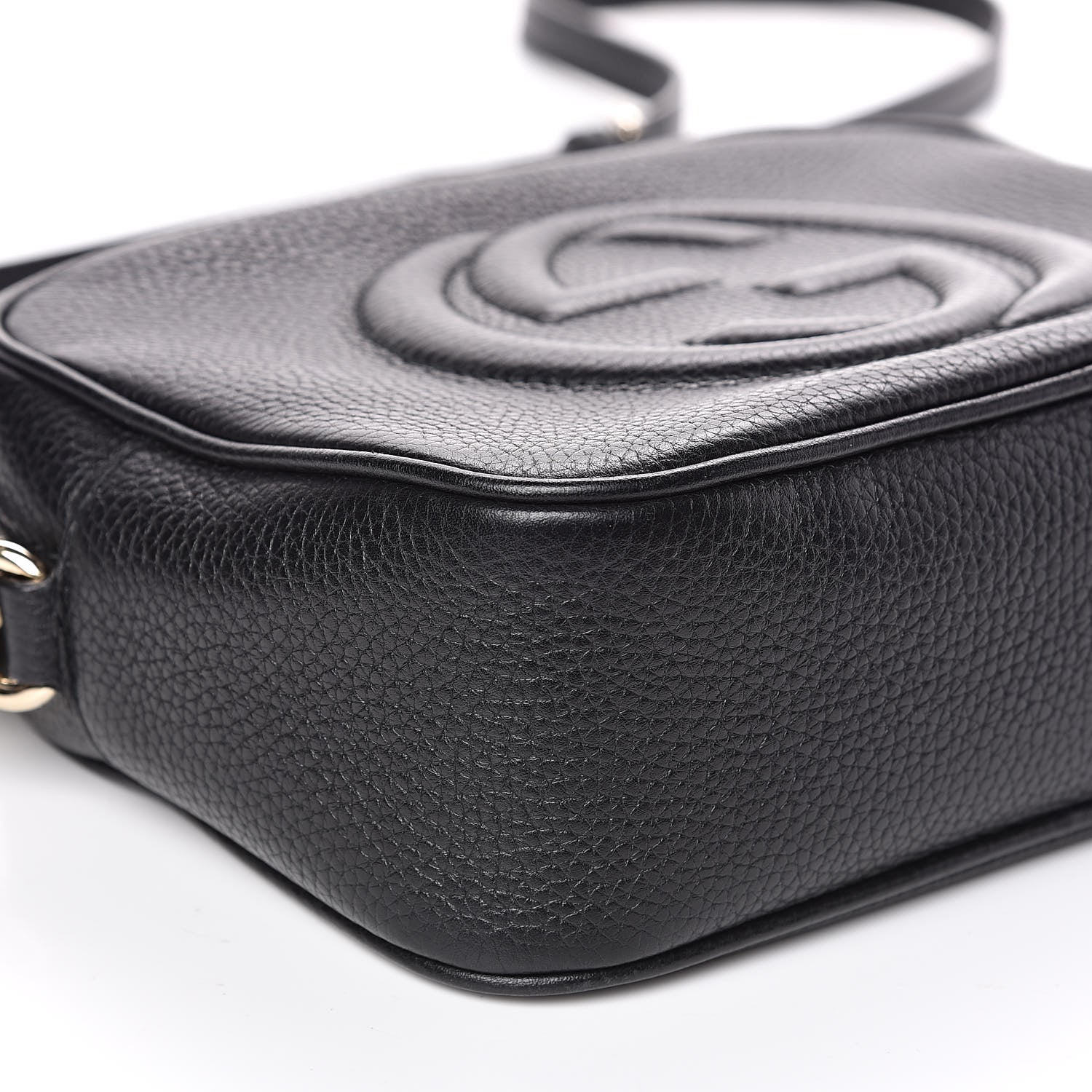 Gucci Pebbled Calfskin Small Soho Disco Bag Black 8 of 14