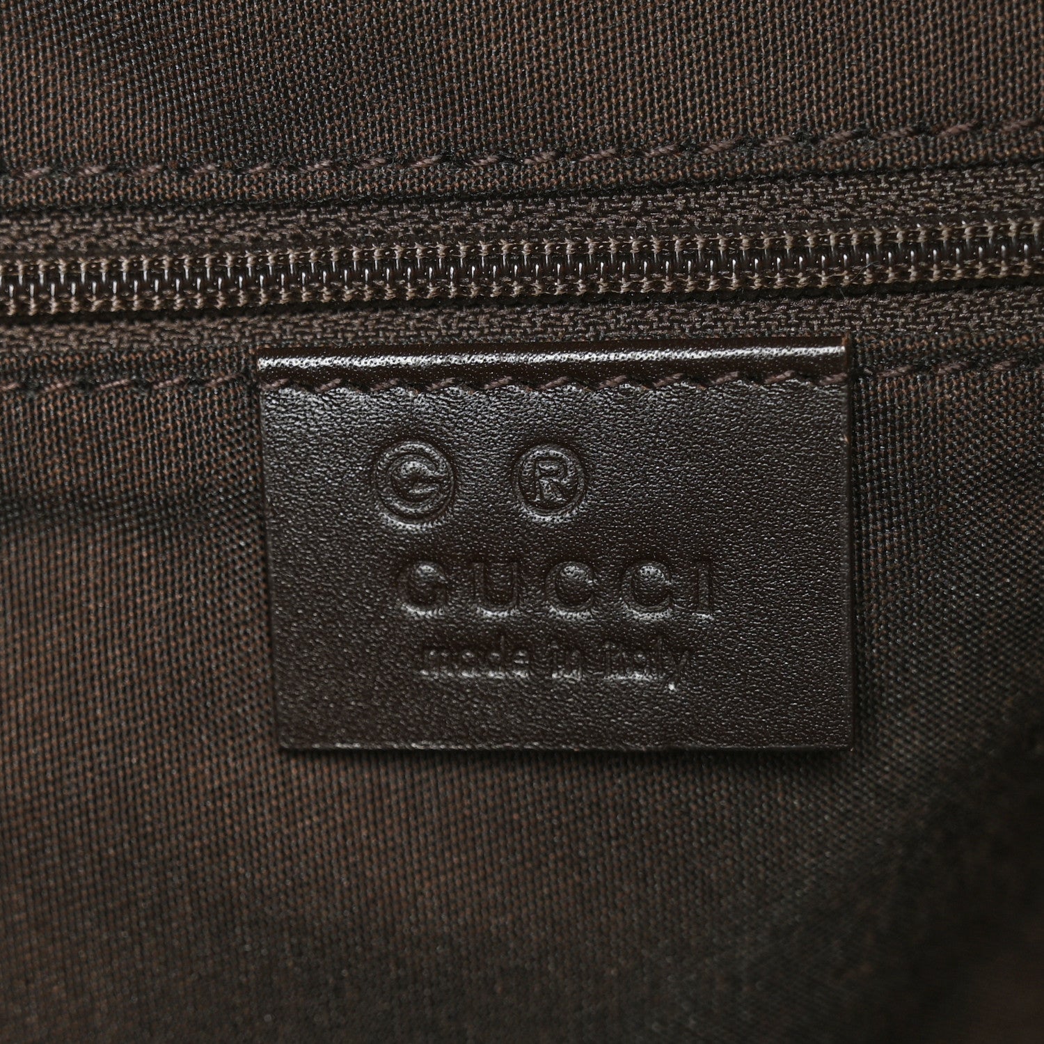 Gucci Monogram Large Sukey Tote Dark Brown 6 of 7
