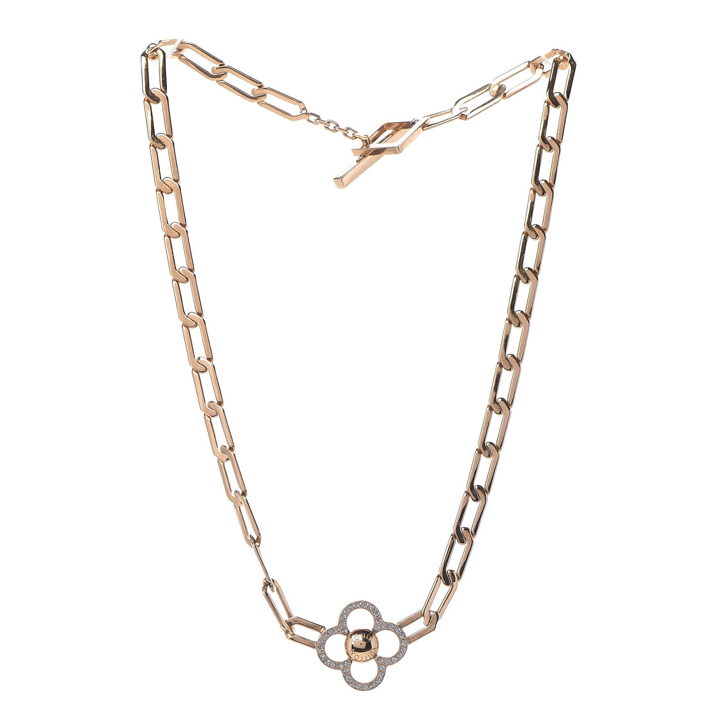Swarovski Crystal Flower Power Necklace Gold