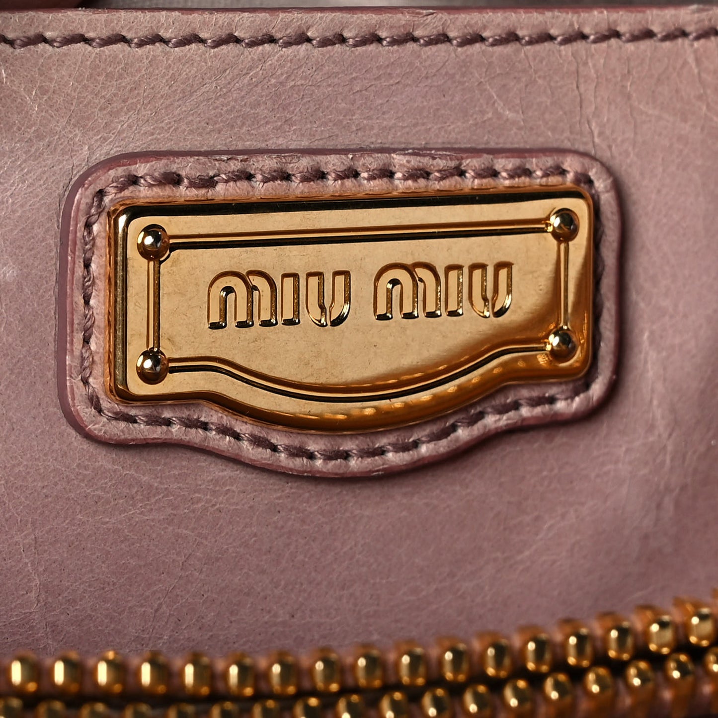 Vitello Shine Tote Mughetto