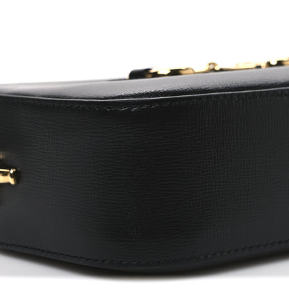 Gucci Calfskin Mini Horsebit 1955 Camera Shoulder Bag  Black 9 of 10