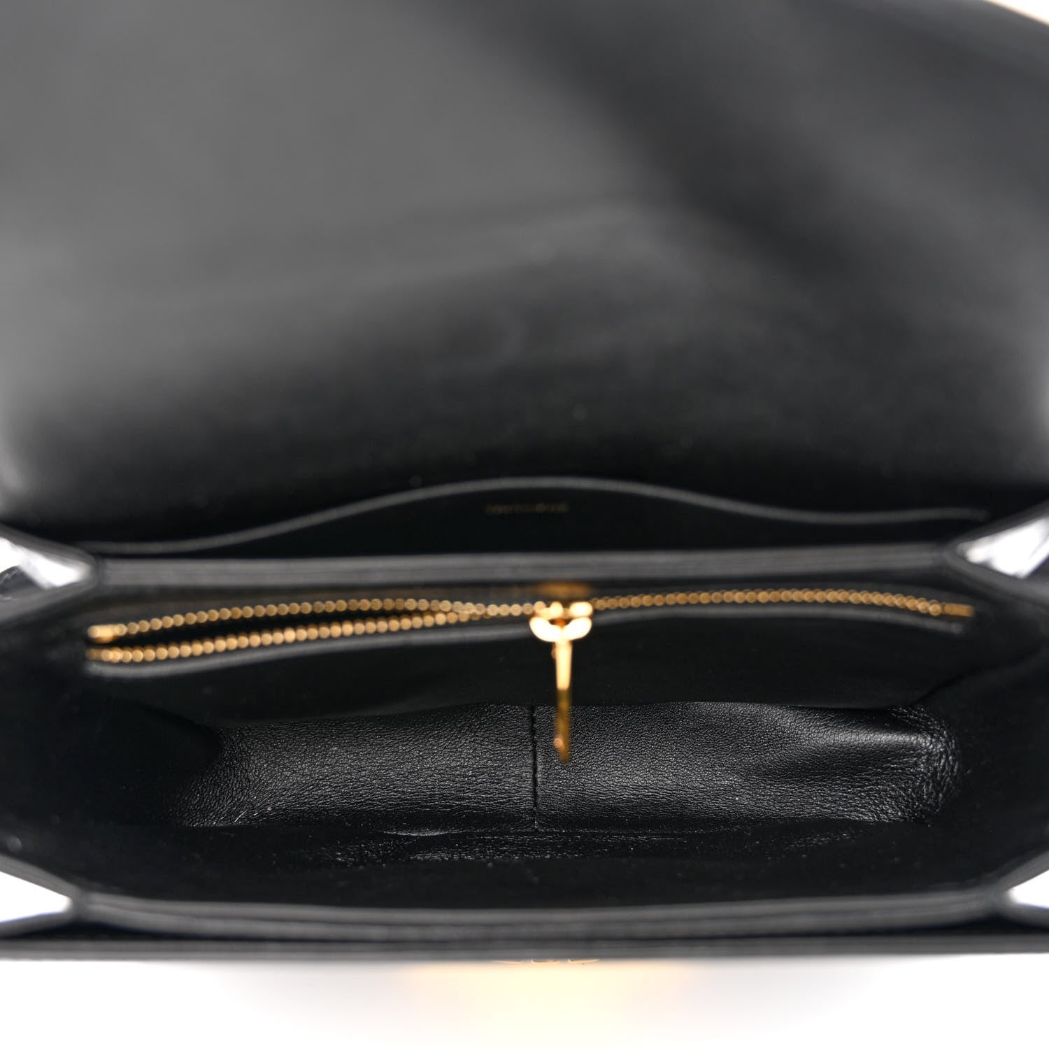 Celine Shiny Calfskin Teen Triomphe Black 5 of 15