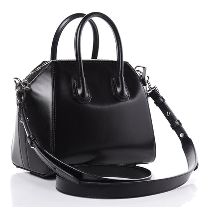 Givenchy Shiny Lord Calfskin Mini Antigona Black 3 of 9