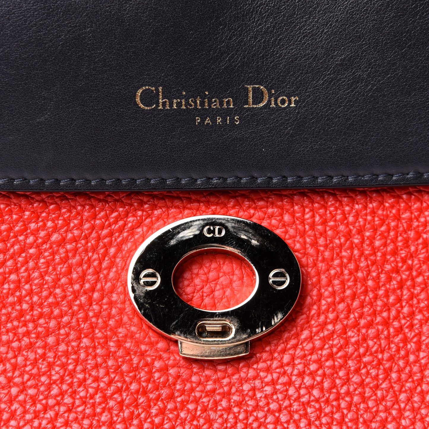 Bullcalf Small Be Dior Flap Red