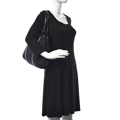 Gucci Monogram Web Large New Ladies Hobo Black 2 of 10