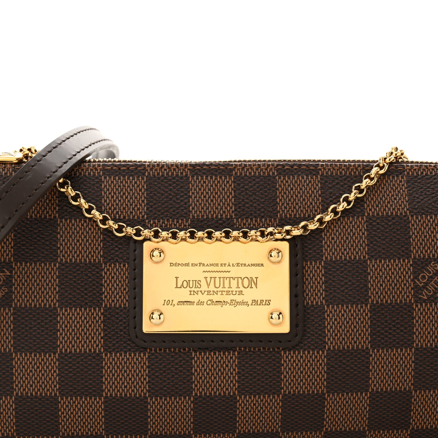 Damier Ebene Eva Clutch