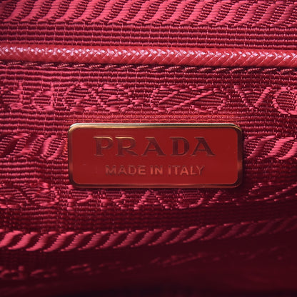 Prada Saffiano Lux Belt Bag Fuoco 7 of 9