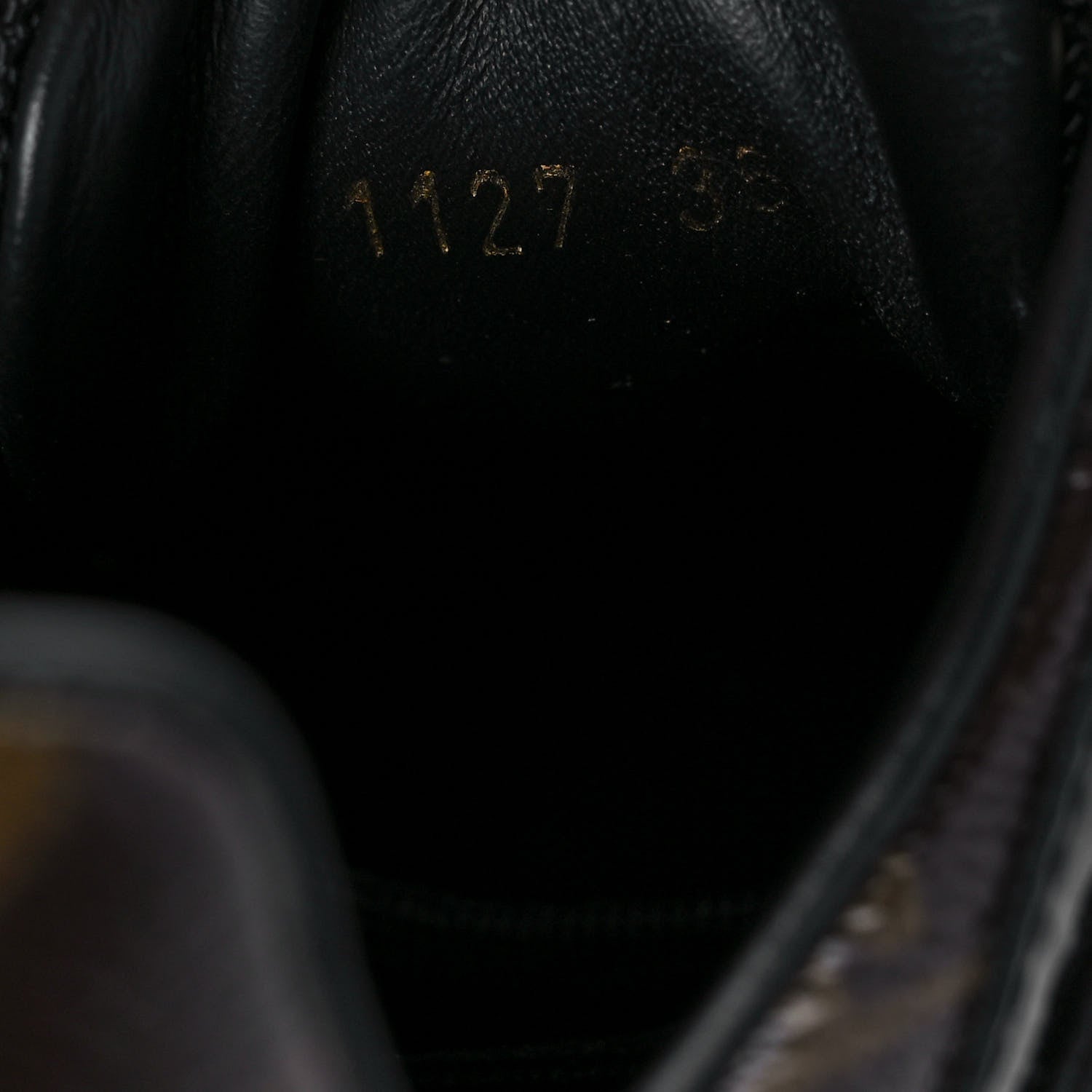 Louis Vuitton Suede Monogram Run Away Sneakers 36 Black 9 of 10