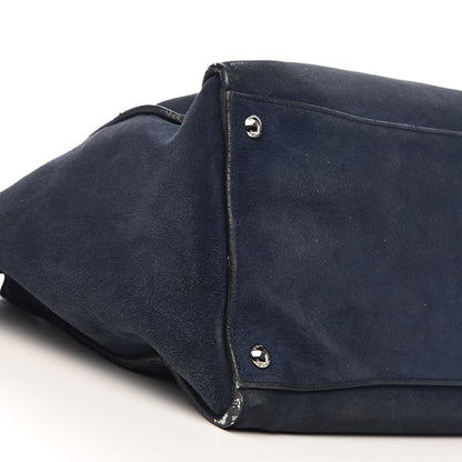 Prada Suede Scamosciato Twin Pocket Tote Oltremare 19 of 21