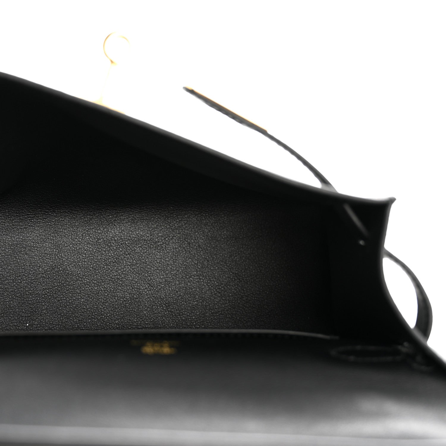 Hermes Swift Kelly Pochette Clutch Black 5 of 13