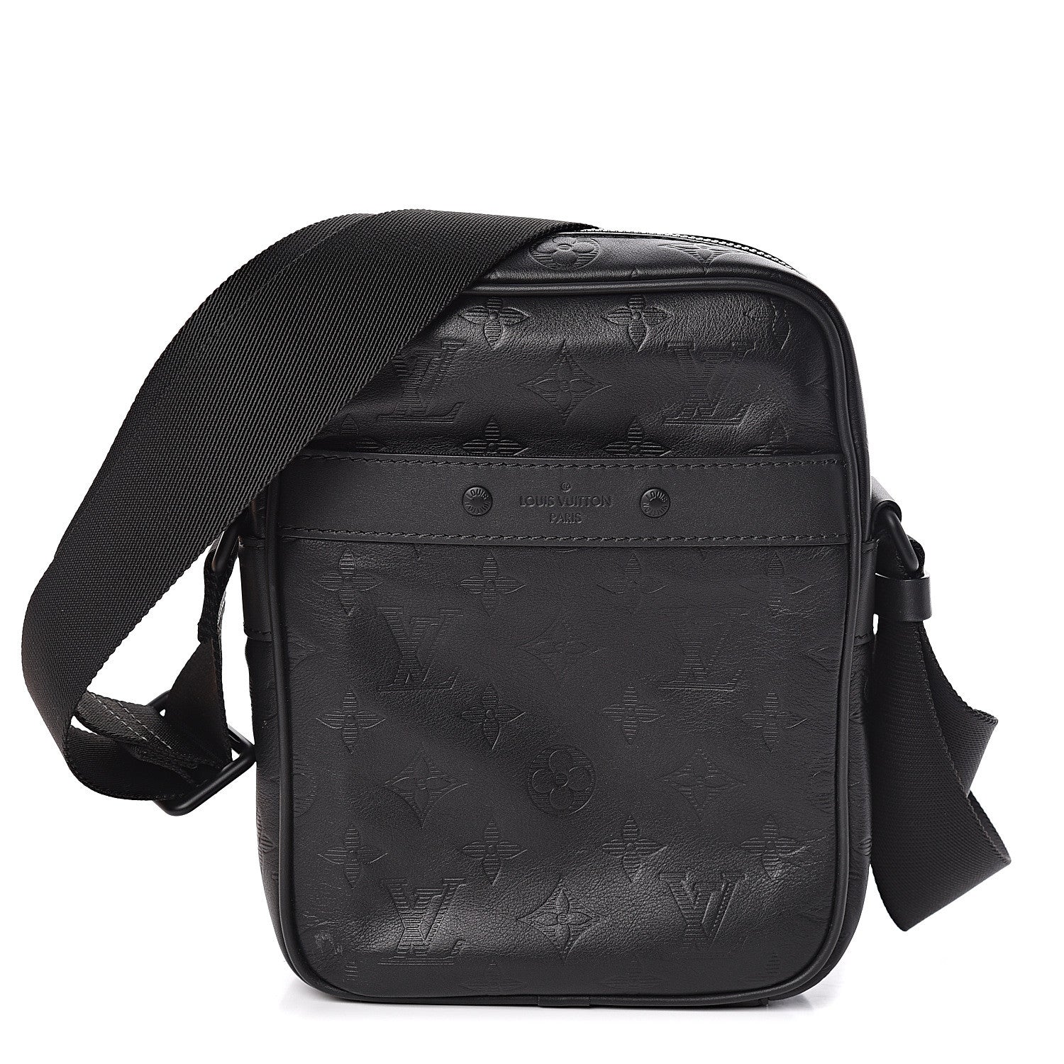 Louis Vuitton Calfskin Monogram Shadow Danube PM Black 1 of 11