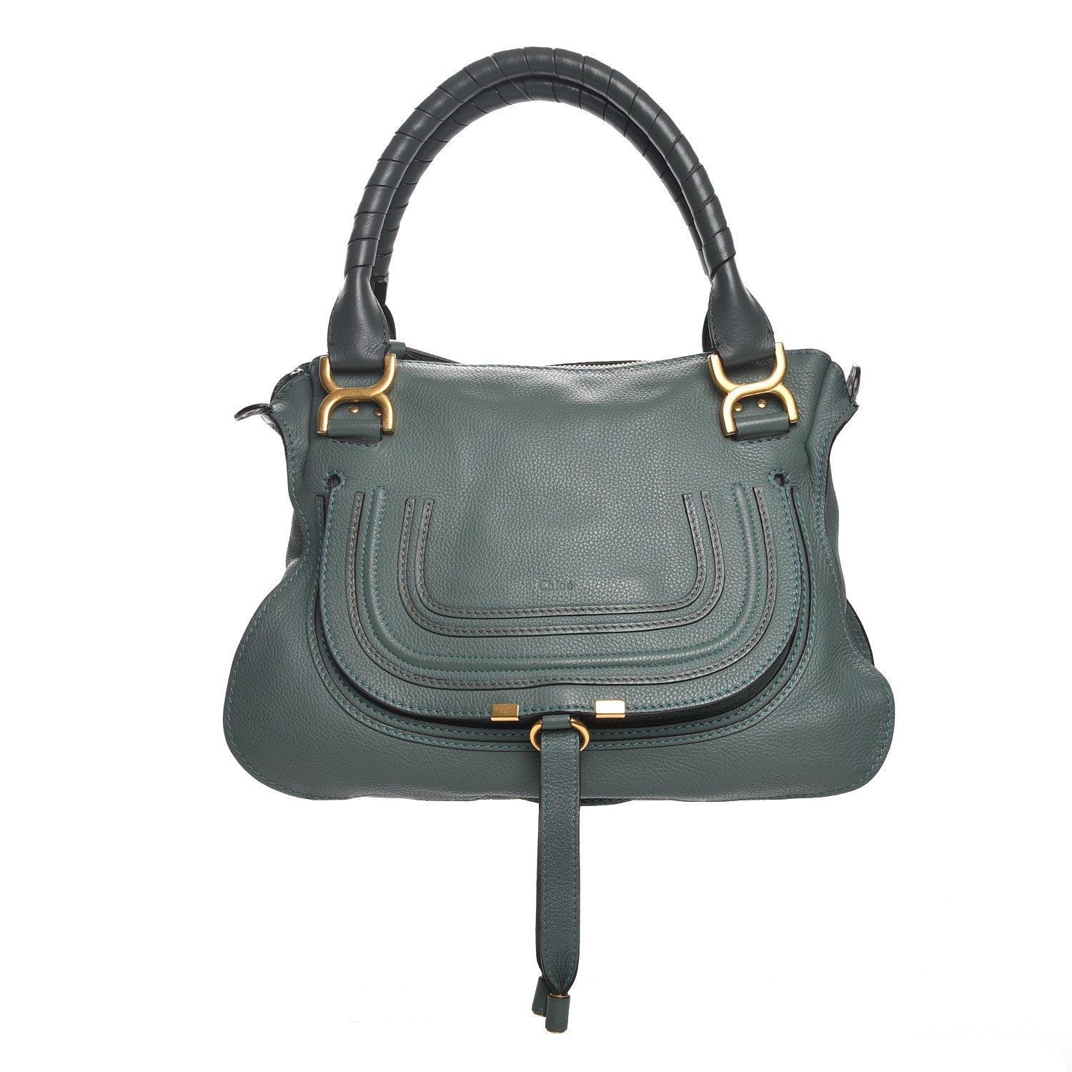 Chloe Calfskin Medium Marcie Satchel Eucalyptus 1 of 8