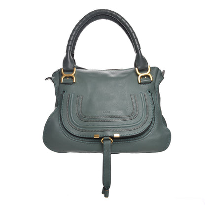 Chloe Calfskin Medium Marcie Satchel Eucalyptus 1 of 8