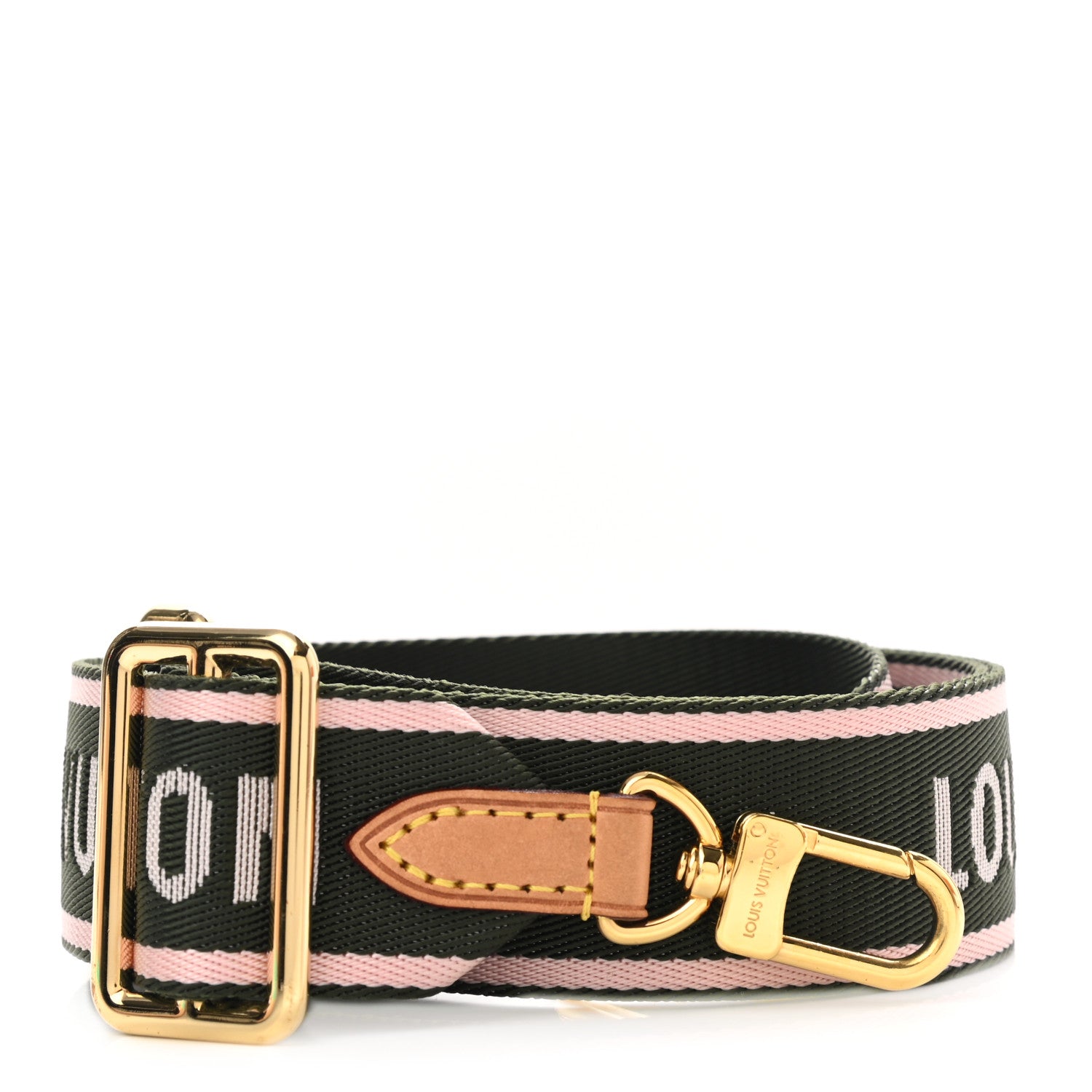 Louis Vuitton Nylon Bandouliere Shoulder Strap Kaki 1 of 6