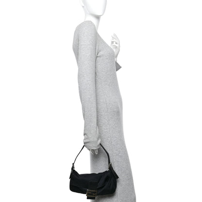 Fendi Neoprene Baguette Black 2 of 10