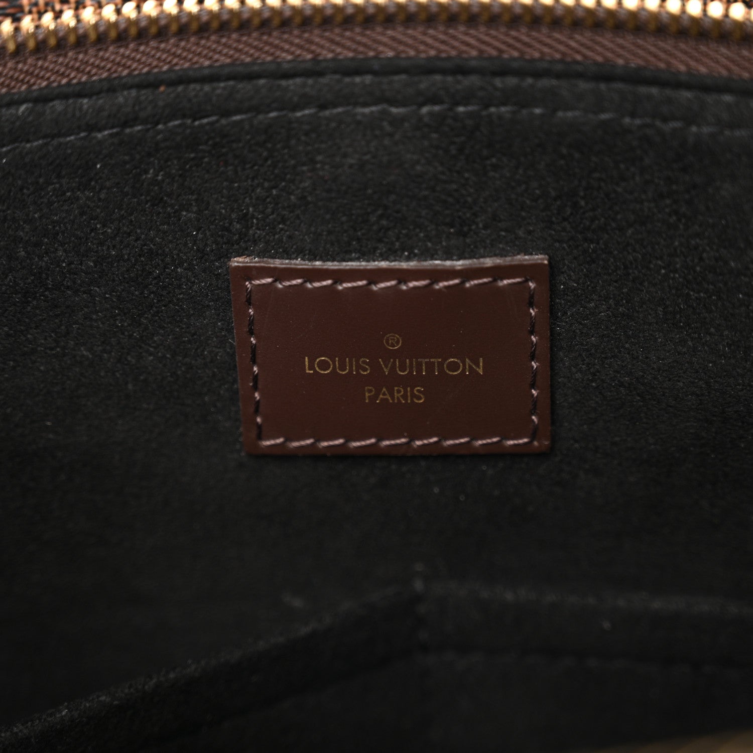 Louis Vuitton Cuir Taurillon Damier Ebene Normandy Black 6 of 13