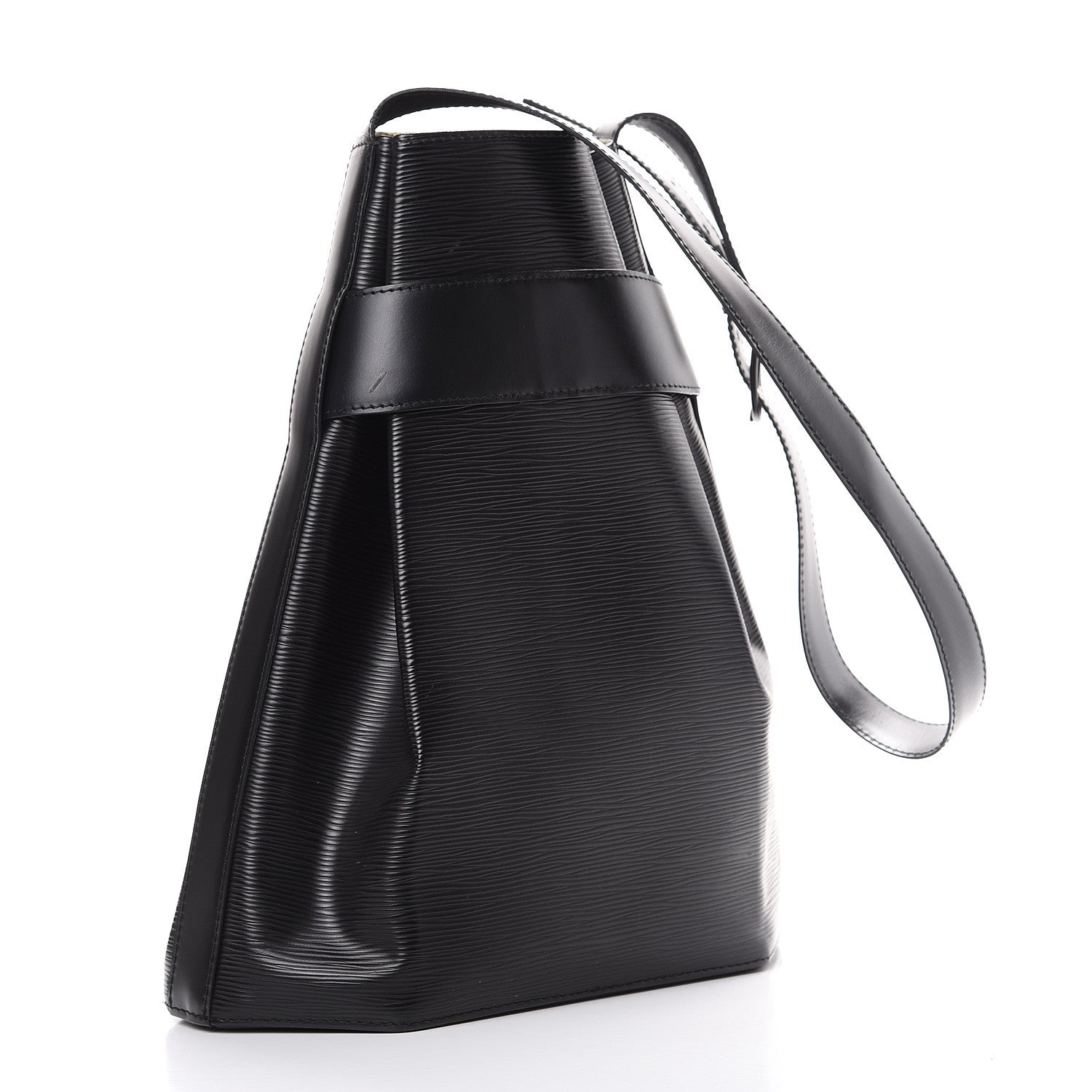 Louis Vuitton Epi Sac D'Epaule GM Black 3 of 14