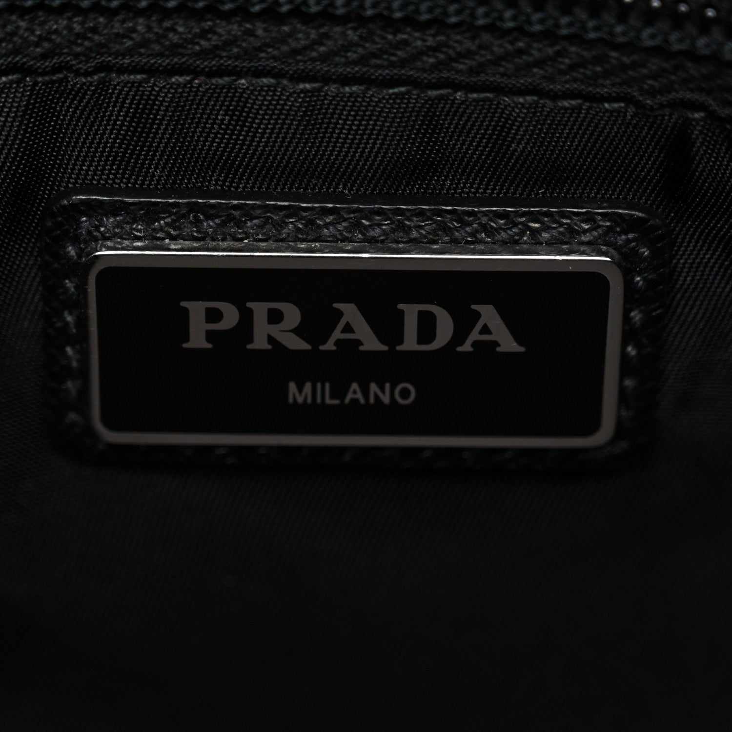 Prada Tessuto Nylon Montagna Messenger Bag  Blue Black 6 of 10