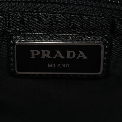 Prada Tessuto Nylon Montagna Messenger Bag  Blue Black 6 of 10