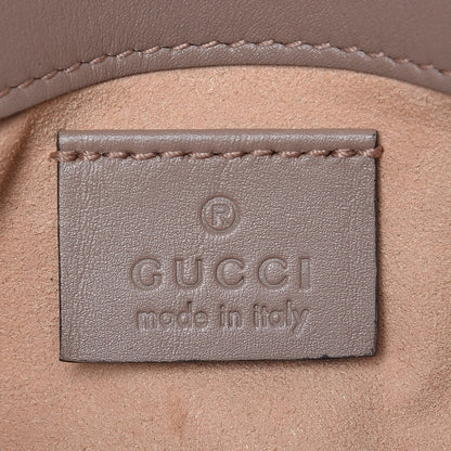 Gucci Calfskin Matelasse Super Mini GG Marmont Shoulder Bag Porcelain Rose 6 of 8