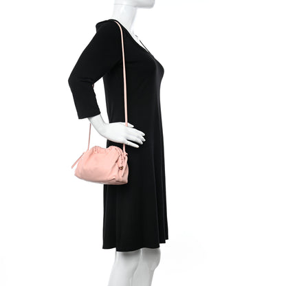 Mansur Gavriel Lambskin Mini Cloud Clutch Dahlia 2 of 9