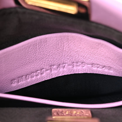 Fendi Shiny Nappa Micro Peekaboo Iconic Satchel Lavanda 8 of 8