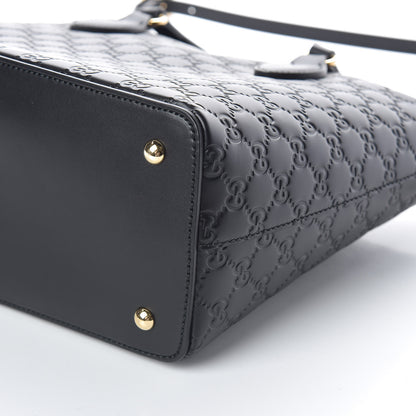 Gucci Guccissima Linea A Foldover Tote Black 10 of 10