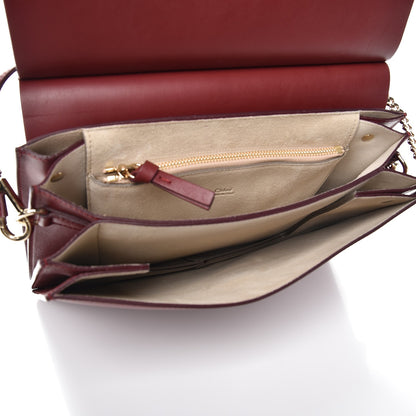 Chloe Calfskin Suede Medium Faye Shoulder Bag Plum Purple 5 of 7