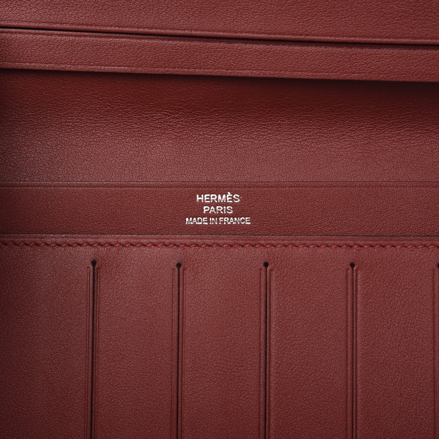 Hermes Swift Citizen Twill Long Combined Wallet Prune 6 of 7