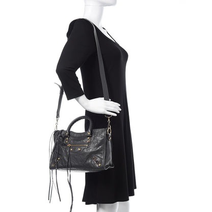 Balenciaga Agneau Classic Gold Hardware S City Gris Fossile 2 of 10