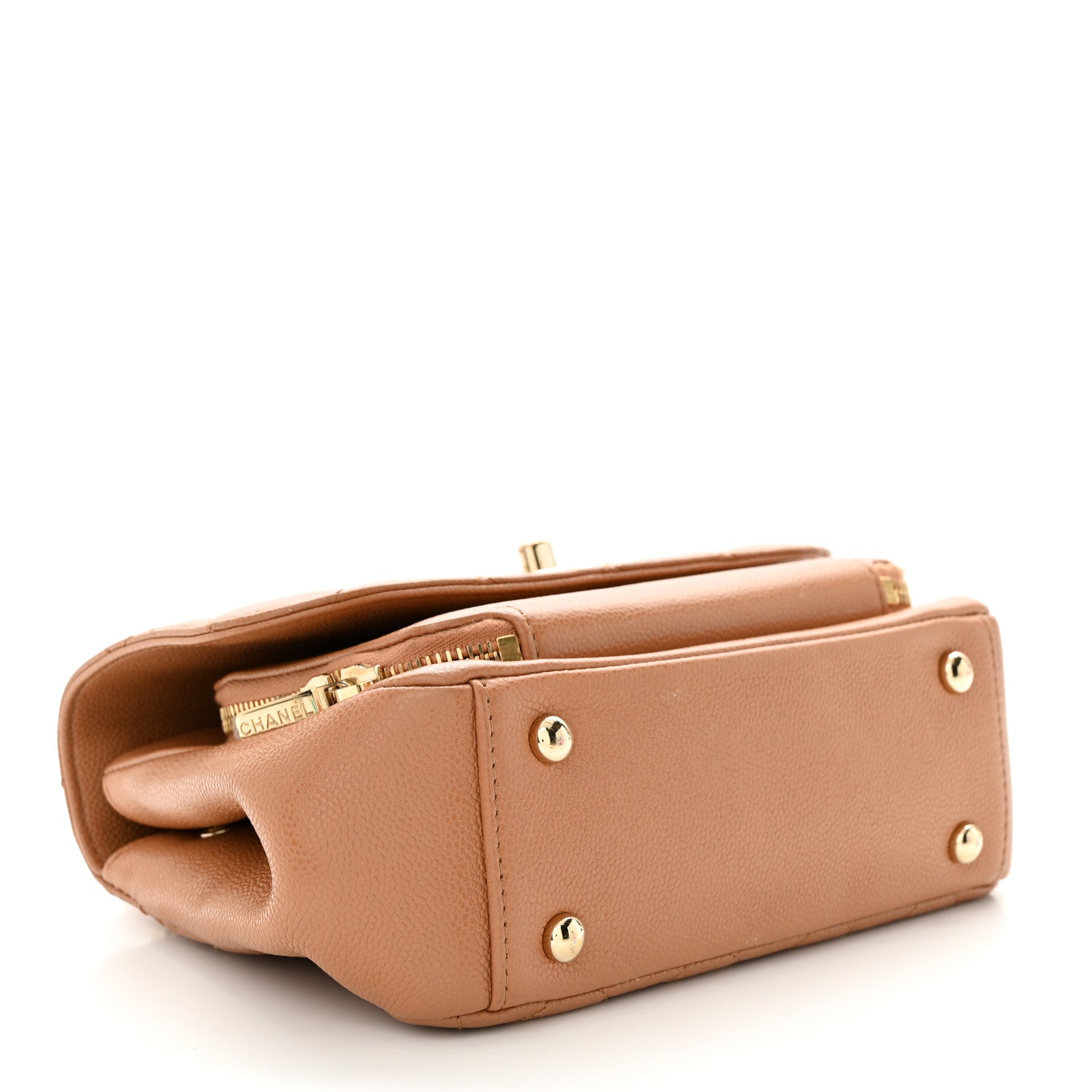 Chanel Caviar Quilted Small Business Affinity Flap Camel 4 of 13